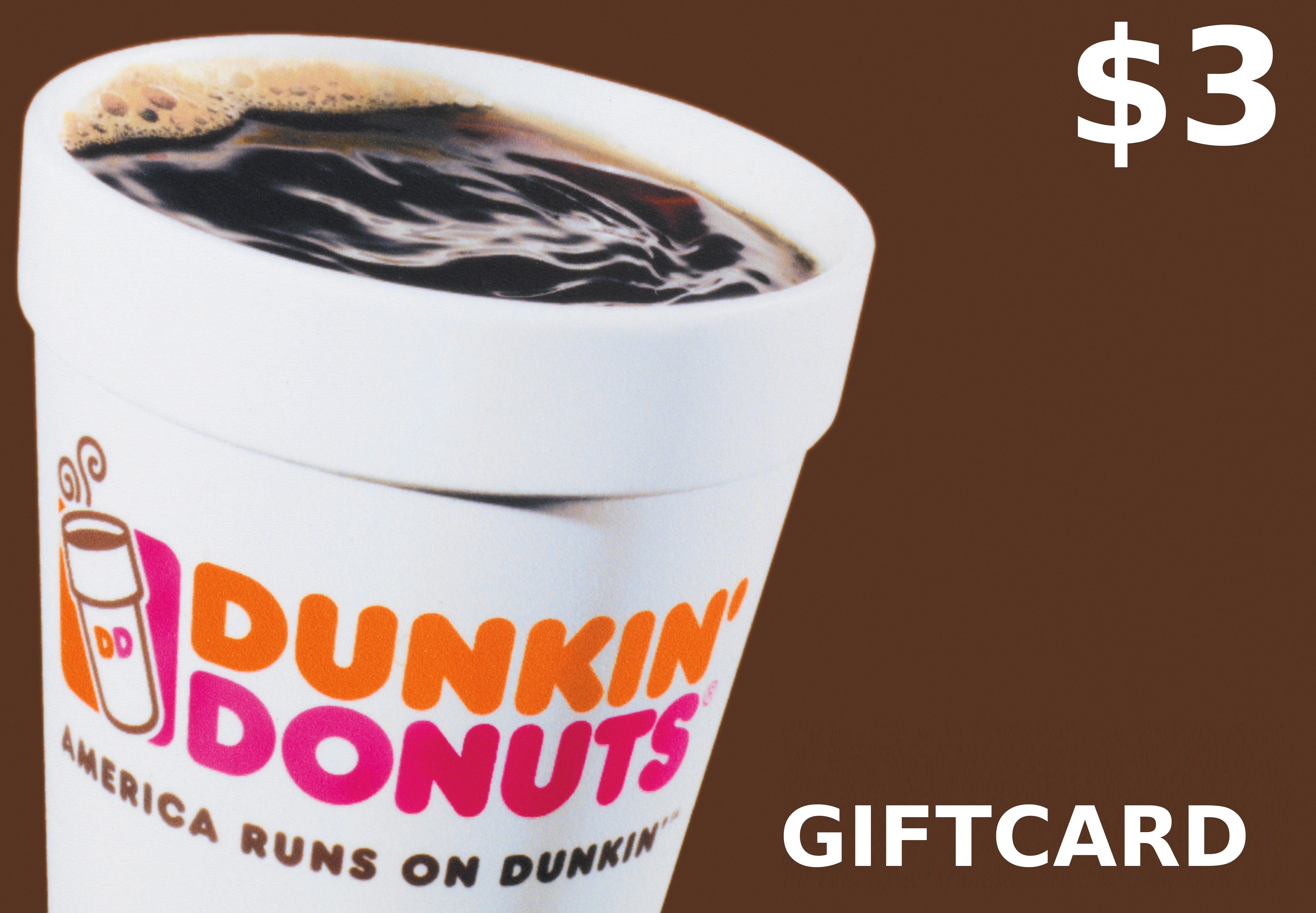 Dunkin Donuts $3 Gift Card US 2.26 $
