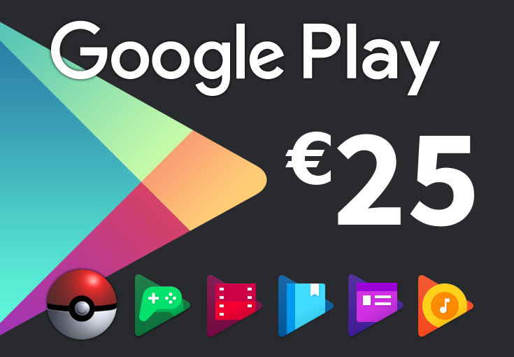 Google Play €25 IT Gift Card 30.89 $