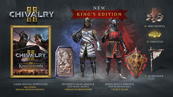 Chivalry 2 King's Edition Steam CD Key 16.94 $