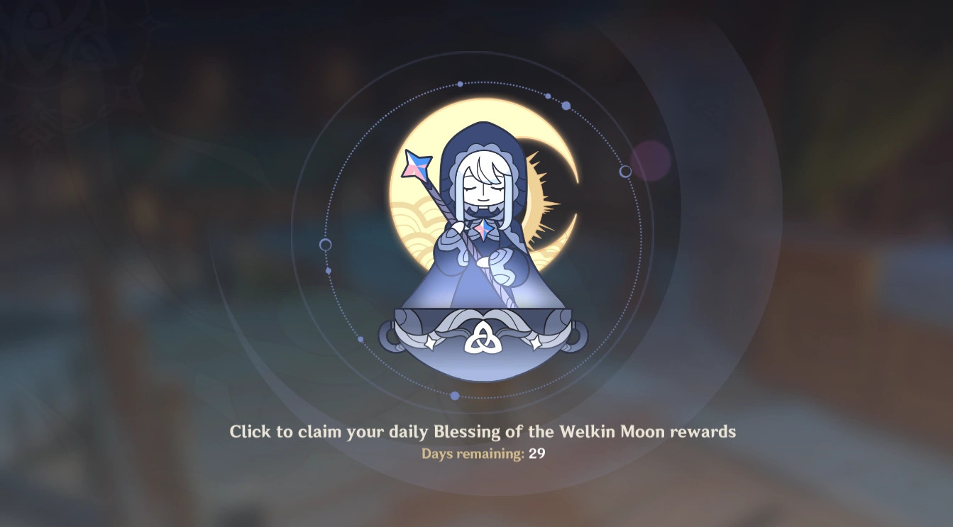 Genshin Impact Blessing of the Welkin Moon 30-Days Subscription Key 5.41 $