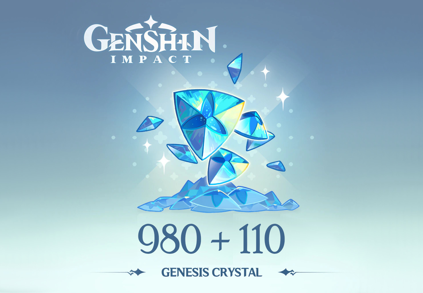 Genshin Impact - 980 + 110 Genesis Crystals Reidos Voucher 17.23 $
