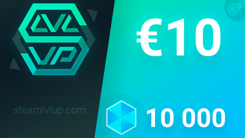 SteamlvlUP €10 Gift Code 10.54 $