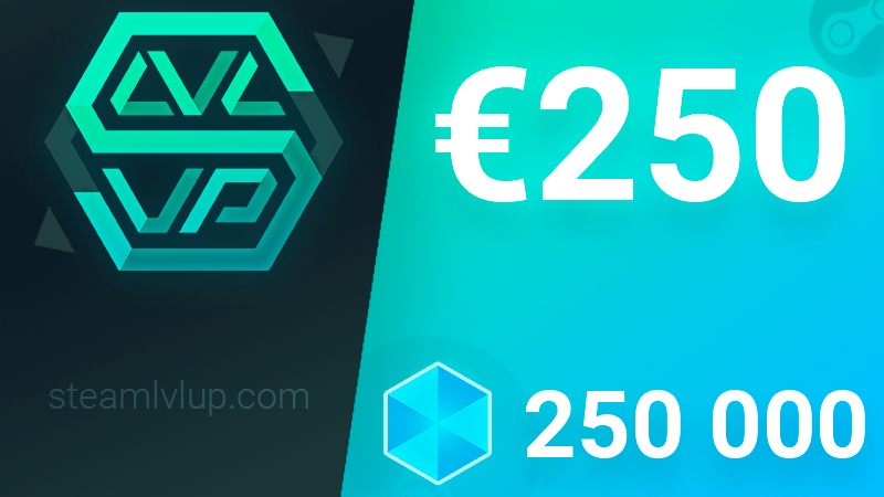 SteamlvlUP €250 Gift Code 244.24 $