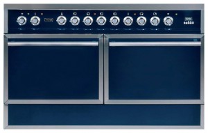 Photo Kitchen Stove ILVE QDC-120F-MP Blue