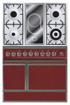 ILVE QDC-90V-MP Red Кухонная плита