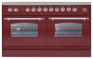 Photo Kitchen Stove ILVE PDN-1207-MP Red