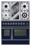 ILVE QDC-90VW-MP Blue Virtuvės viryklė