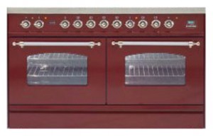 Photo Kitchen Stove ILVE PDN-120FR-MP Red