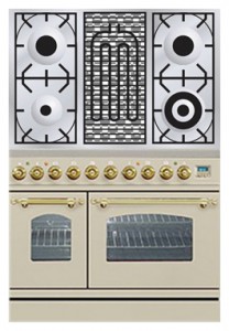 صورة فوتوغرافية موقد المطبخ ILVE PDN-90B-MP Antique white