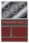 ILVE QDCE-90-MP Red Fogão de Cozinha