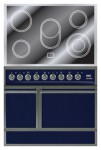 ILVE QDCE-90-MP Blue Fogão de Cozinha