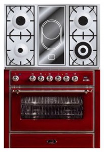 照片 厨房炉灶 ILVE M-90VD-VG Red