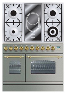 Photo Kitchen Stove ILVE PDN-90V-MP Stainless-Steel