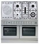 ILVE PDL-120S-VG Stainless-Steel Virtuvės viryklė