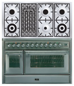 Photo Kitchen Stove ILVE MT-120BD-MP Stainless-Steel