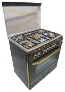 Photo Kitchen Stove Fresh 80x55 ITALIANO brown st.st. top