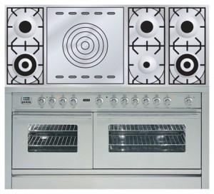 Photo Kitchen Stove ILVE PW-150S-VG Stainless-Steel