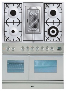 Photo Kitchen Stove ILVE PDW-100R-MP Stainless-Steel