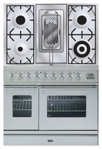 Photo Kitchen Stove ILVE PDW-90R-MP Stainless-Steel