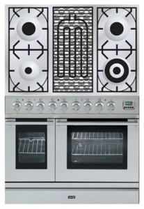 صورة فوتوغرافية موقد المطبخ ILVE PDL-90B-VG Stainless-Steel