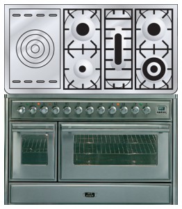 Photo Kitchen Stove ILVE MT-120SD-E3 Stainless-Steel