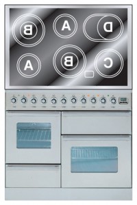 Photo Kitchen Stove ILVE PTWE-100-MP Stainless-Steel