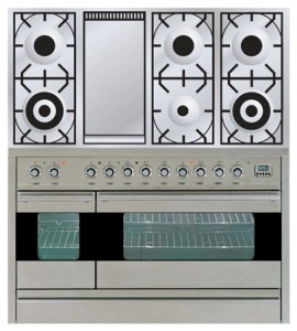 Photo Kitchen Stove ILVE PF-120F-VG Stainless-Steel