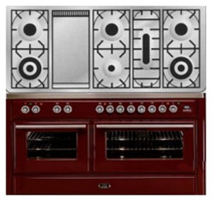 Photo Kitchen Stove ILVE MT-150FD-VG Red