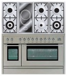 ILVE PL-120V-VG Stainless-Steel Stufa di Cucina