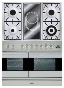 φωτογραφία Σόμπα κουζίνα ILVE PDF-100V-VG Stainless-Steel