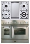 ILVE PD-100FN-MP Stainless-Steel Stufa di Cucina