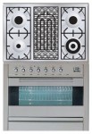 ILVE PF-90B-VG Stainless-Steel Stufa di Cucina