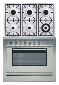 Photo Kitchen Stove ILVE P-906L-MP Stainless-Steel