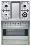 ILVE P-90F-MP Stainless-Steel Estufa de la cocina