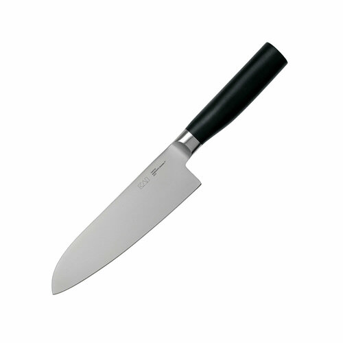 Нож кухонный поварской Santoku длина лезвия 18 см, сталь 1.4116 Krupp Stainless Steel, Kai, Япония, KAI-TMK-0702 фотография