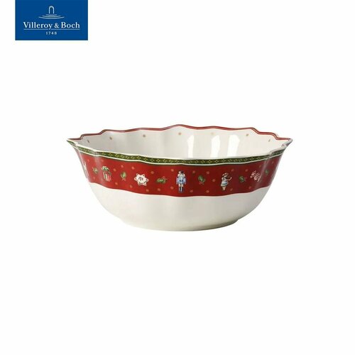 Салатник новогодний 25 см, Toy's Delight, Villeroy & Boch, Премиум-Фарфор фотография