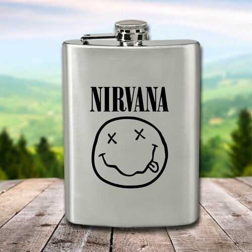 фотография Фляга с гравировкой NIRVANA, купить за 860 р