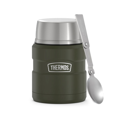 Термос для еды THERMOS ORIGINAL 0,47 л, SK3000, цвет защитный фотография