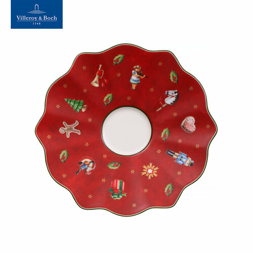 Блюдце новогоднее 13 см, Toy's Delight, Villeroy & Boch, Премиум-Фарфор фотография