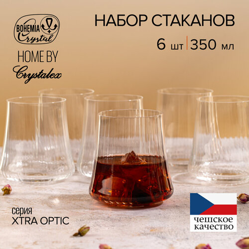 фотография Стакан Crystalex Xtra Optic 350 мл, 6 штук, купить за 3241 р