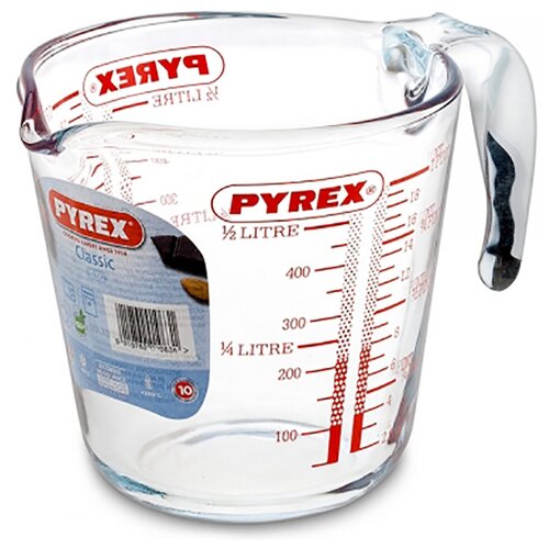 Мерный стакан 263B000/7046 Pyrex 500мл, стекло белое фотография