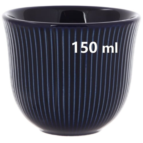 Чашка Loveramics Embossed Tasting Cup 150 мл, цвет кобальт фотография