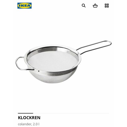 фотография Дуршлаг IKEA KLOCKREN 2л, купить за 1590 р