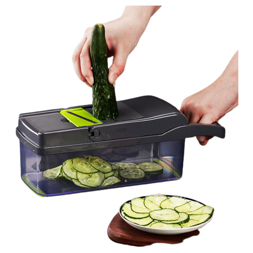 Овощерезка Veggie Slicer слайсер с контейнером 14 в 1 фотография