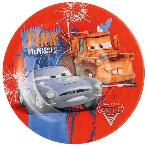 Luminarc Тарелка десертная Disney Cars 2 19 см 2 см красный 19 см 19 см 1 19 см фотография