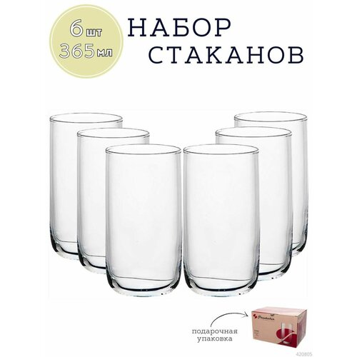 фотография Стаканы Айконик 6 шт, 365 мл, купить за 1010 р