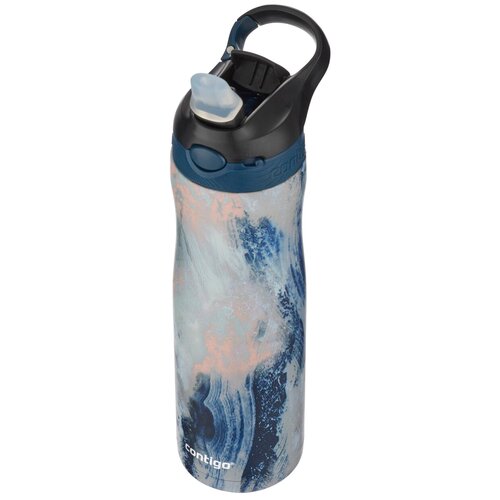 Термобутылка Contigo Ashland Couture Chill, 0.59 л, синий/белый фотография