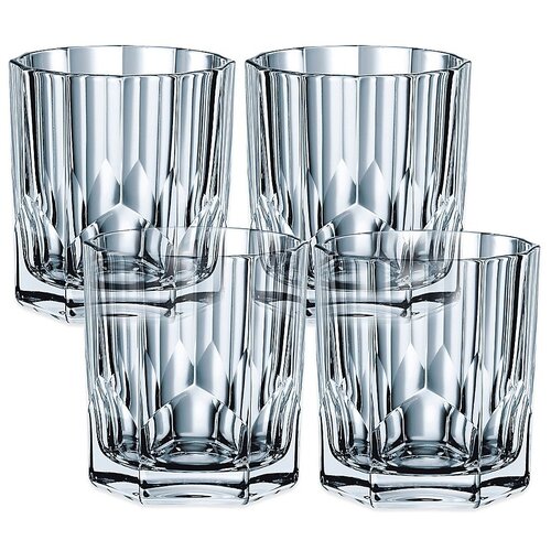 Набор стаканов Nachtmann Aspen Whisky tumbler 92126, 320 мл, 4 шт., бесцветный фотография