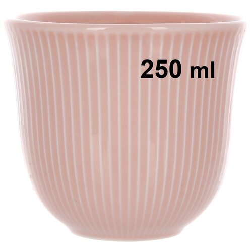 Чашка Loveramics Embossed Tasting Cup 250 мл, цвет розовый фотография