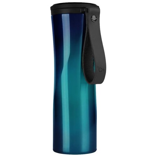 Термокружка KKF Kiss Kiss Fish MOKA Smart Cup OLED, 0.43 л, синий фотография